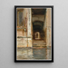Passage vénitien - John Singer Sargent — framed artwork on a wall