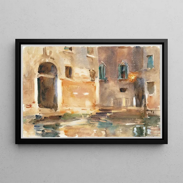 Venice Painting - John Singer Sargent — framed artwork on a wall