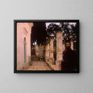 Vêpres - John Singer Sargent — framed artwork on a wall