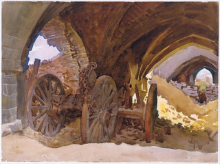Wheels in the Vault - John Singer Sargent — artwork view