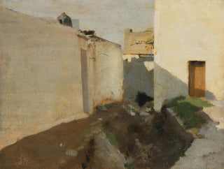 White Walls in the Sun, Morocco - John Singer Sargent — artwork view