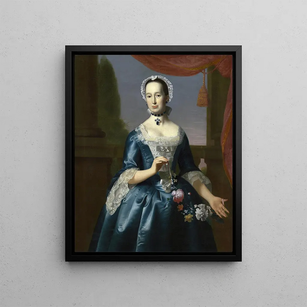 Anne Fairchild Bowler Mme Metcalf Bowler - John Singleton Copley — framed artwork on a wall