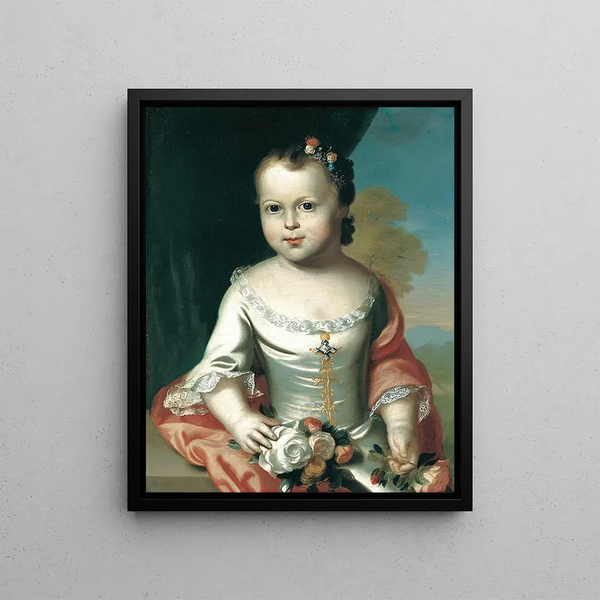 Élisabeth Greenleaf - John Singleton Copley — framed artwork on a wall