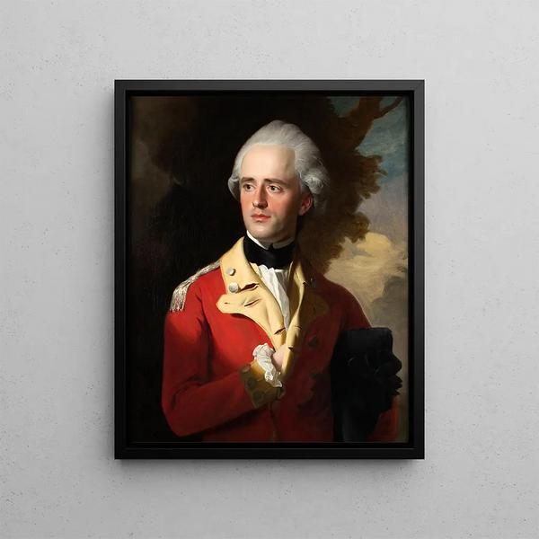 Henri Barry - John Singleton Copley — framed artwork on a wall