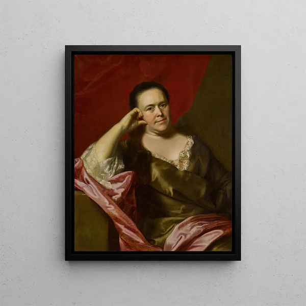 Mme John Scollay, Mercy Greenleaf - John Singleton Copley — framed artwork on a wall