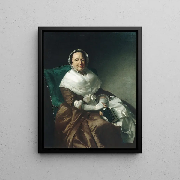 Mme Sylvanus Bourne - John Singleton Copley — framed artwork on a wall