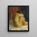 Nude Looking Back - John Sloan — framed artwork on a wall