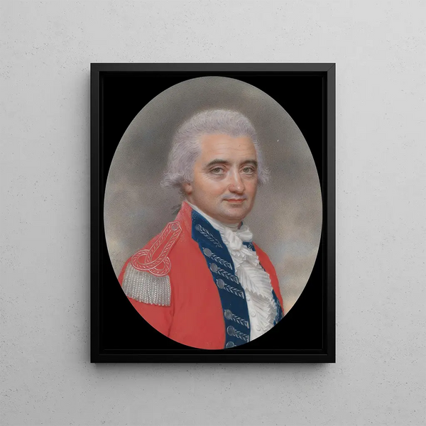 Major-general Sir Barry Close - John Smart — framed artwork on a wall