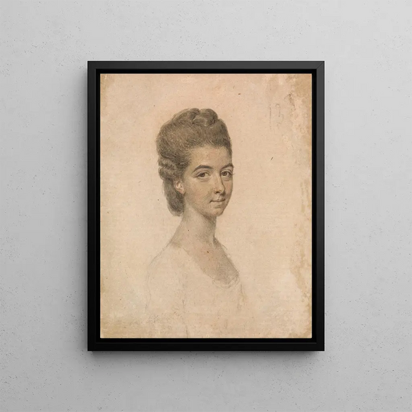 Mrs. Ward - John Smart — framed artwork on a wall