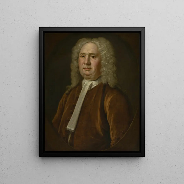 Captain John Garish - John Smibert — framed artwork on a wall
