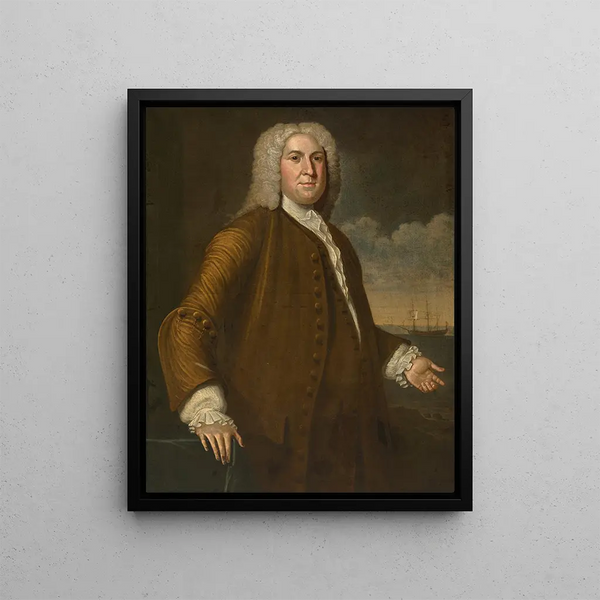 Pierre Faneuil - John Smibert — framed artwork on a wall