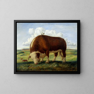 Ajax - John Steuart Curry — framed artwork on a wall