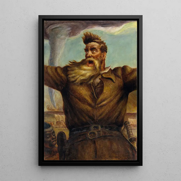 John Brown - John Steuart Curry — framed artwork on a wall