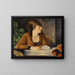 Portrait of Mary Johnson - John Theodore Johnson — framed artwork on a wall