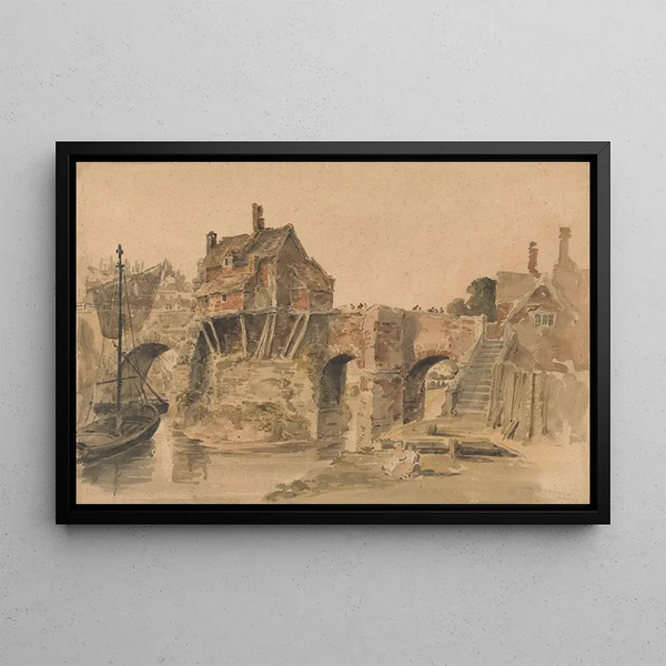 Bridgnorth Painting - John Thirtle — framed artwork on a wall
