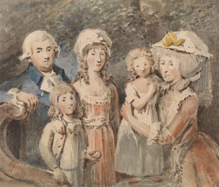 James Boswell et sa famille - John Thomas Smith — artwork view