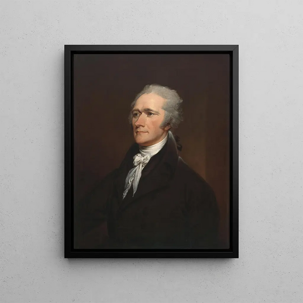 Alexandre Hamilton - John Trumbull — framed artwork on a wall