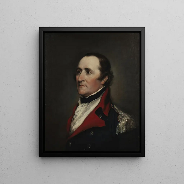 General Brigade Painting Ebenezer Huntington - John Trumbull — framed artwork on a wall