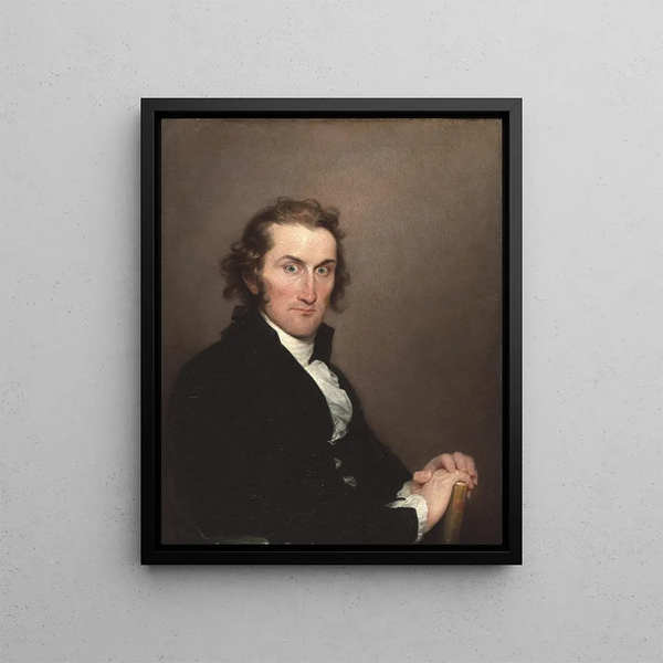 Dr Lemuel Hopkins - John Trumbull — framed artwork on a wall