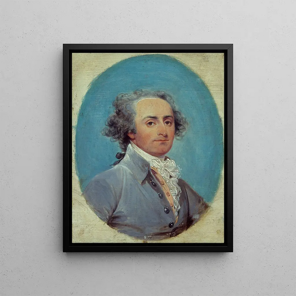 Joseph Ceracchi - John Trumbull — framed artwork on a wall