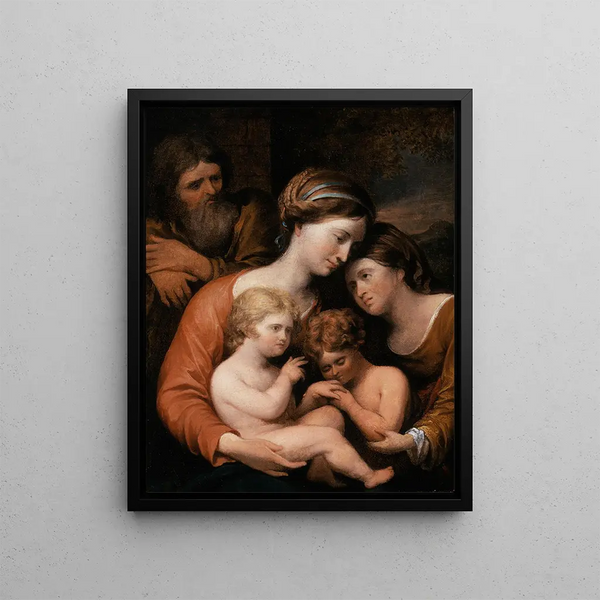 Holy Family - John Trumbull — framed artwork on a wall