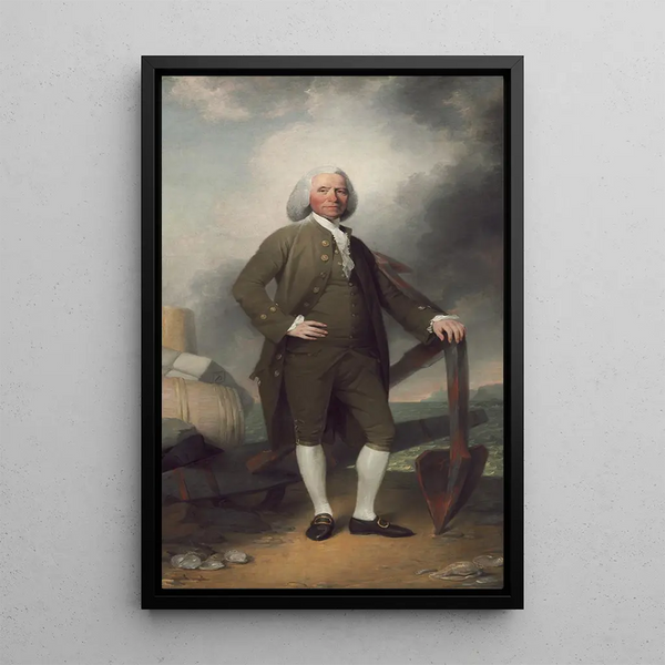 Patrick Tracy - John Trumbull — framed artwork on a wall
