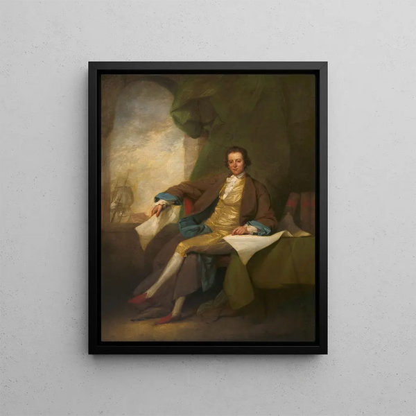 Samuel Blodget Jr. - John Trumbull — framed artwork on a wall