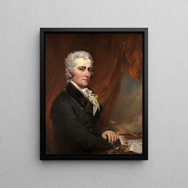 Self-portrait painting - John Trumbull — framed artwork on a wall