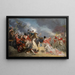 The Death of General Mercer at the Battle of Princeton, January 3, 1777 - John Trumbull — framed artwork on a wall