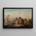 La Mort de Paulus Aemilius à la bataille de Cannes - John Trumbull — framed artwork on a wall