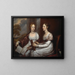 Les demoiselles Mary et Hannah Murray - John Trumbull — framed artwork on a wall