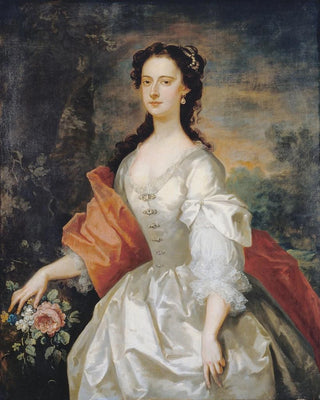 John Vanderbank - Portrait of a Woman in White.webp