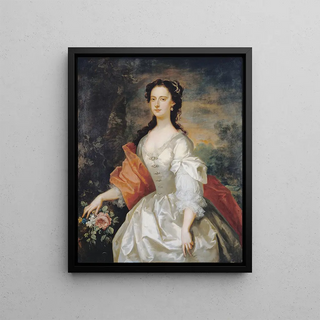 John Vanderbank - Portrait of a Woman in White.webp