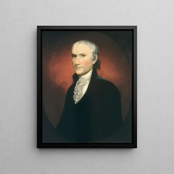 Egbert Benson - John Vanderlyn — framed artwork on a wall