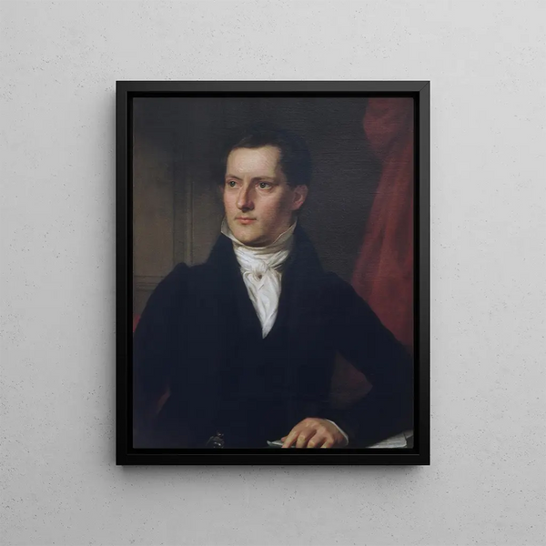 John A. Sidell - John Vanderlyn — framed artwork on a wall