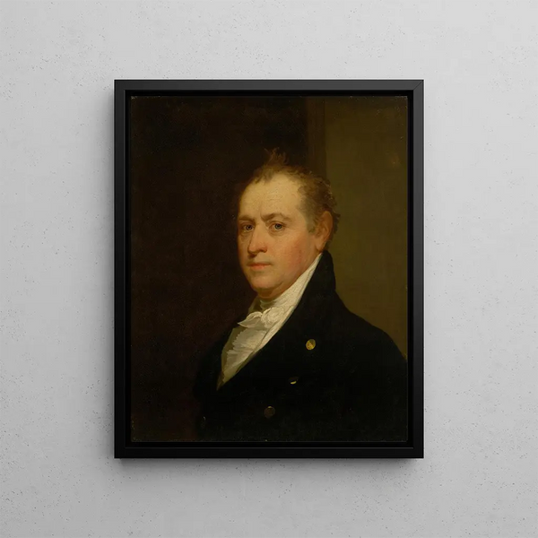 Oliver Wolcott Jr. - John Vanderlyn — framed artwork on a wall