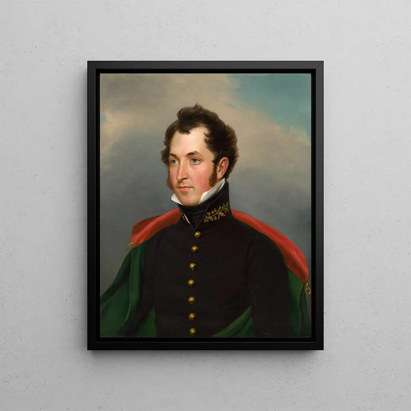 Samuel Ringgold - John Vanderlyn — framed artwork on a wall