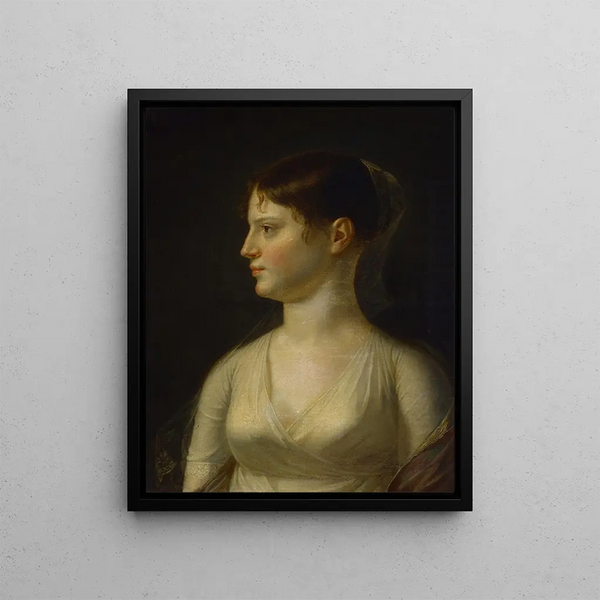 Théodosia Burr Alston - John Vanderlyn — framed artwork on a wall