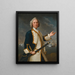 Portrait painting of Captain Forrest R.N. - John Vandiest — framed artwork on a wall