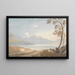 A Welsh landscape one morning - John Varley — framed artwork on a wall
