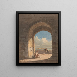 John Varley - An Arch at Holy Island Northumberland.webp