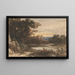Barnard Castle, County Durham - John Varley — framed artwork on a wall
