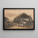 Construction de bateau - John Varley — framed artwork on a wall