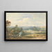 London from the Southwest - John Varley — framed artwork on a wall