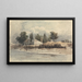 Millbank Painting - John Varley — framed artwork on a wall