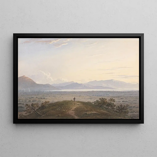 Les plaines de Marathon - John Varley — framed artwork on a wall