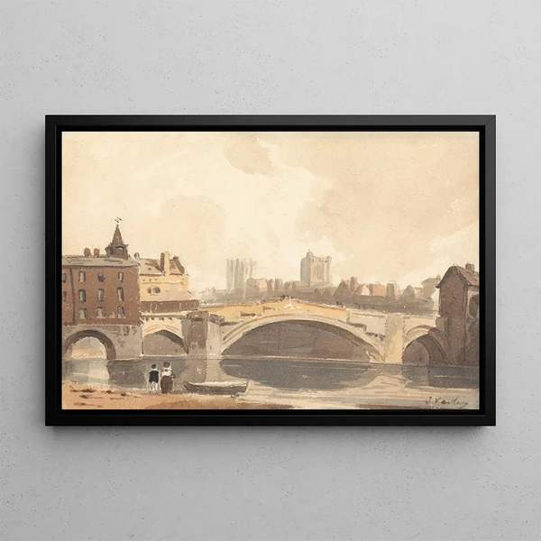 View of York - John Varley — framed artwork on a wall