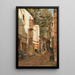 Rue du Sharouri in Cairo - John Varley the Younger — framed artwork on a wall