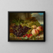 Nature morte avec des fruits - John Wainewright — framed artwork on a wall