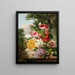 Floral Still Life Painting - John Wainwright — framed artwork on a wall